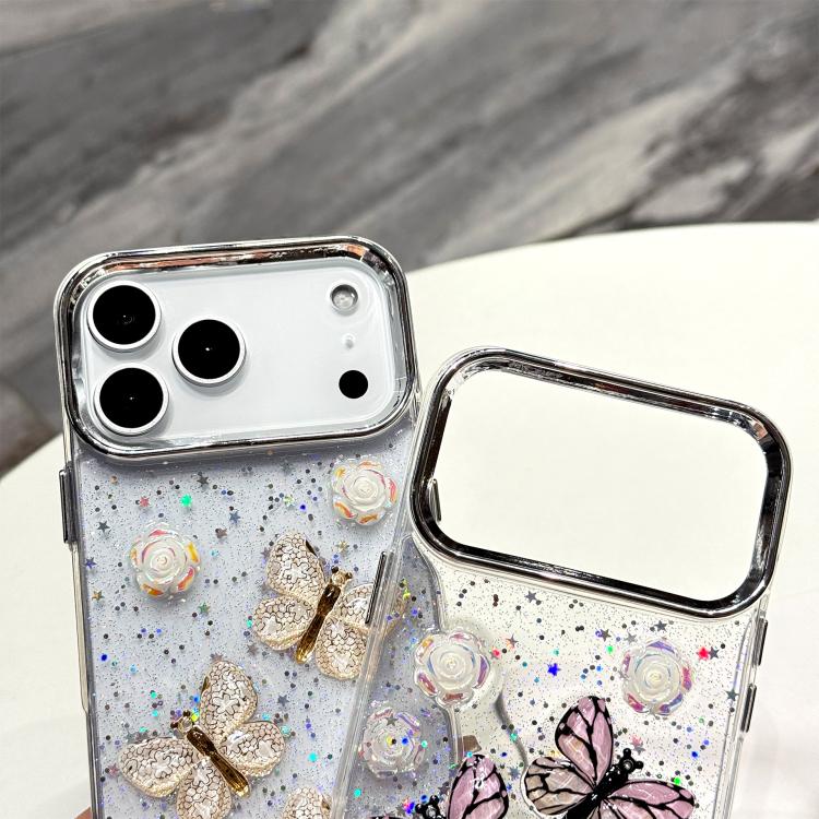 Glitter 3D Butterfly TPU Phone Case