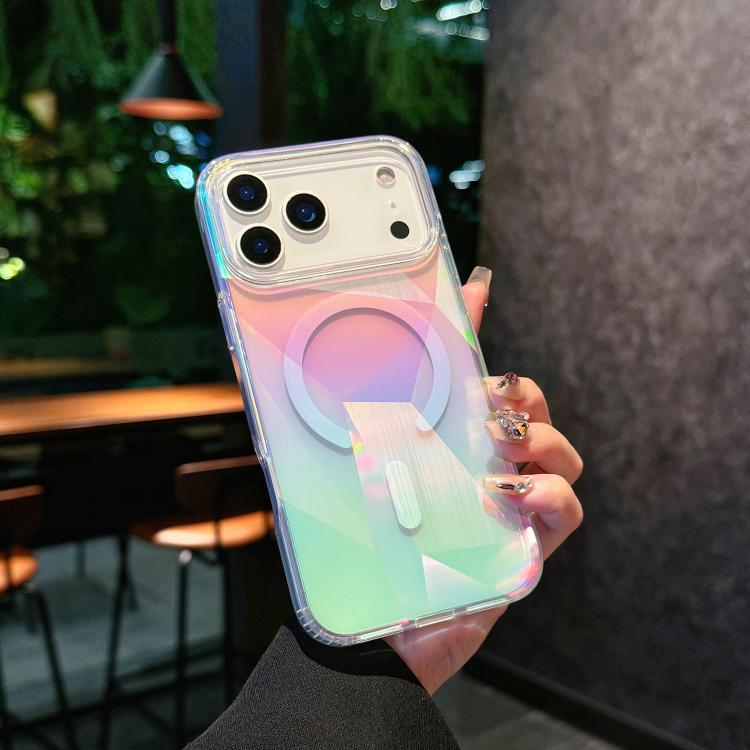 Glossy Color-Plated MagSafe Shockproof Phone Case