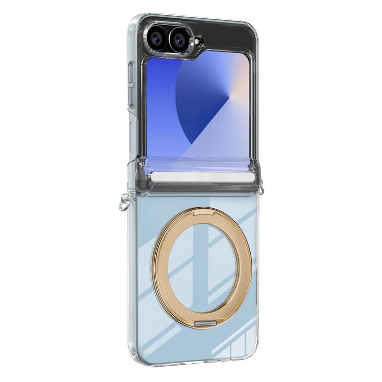 Aluminum Alloy Holder MagSafe Crystal Hinge Phone Case