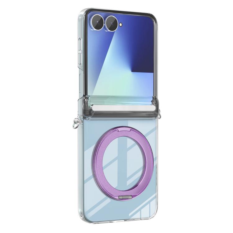 Aluminum Alloy Holder MagSafe Crystal Hinge Phone Case