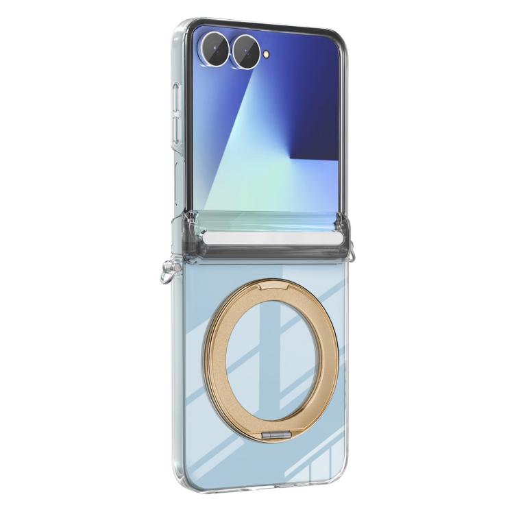 Aluminum Alloy Holder MagSafe Crystal Hinge Phone Case