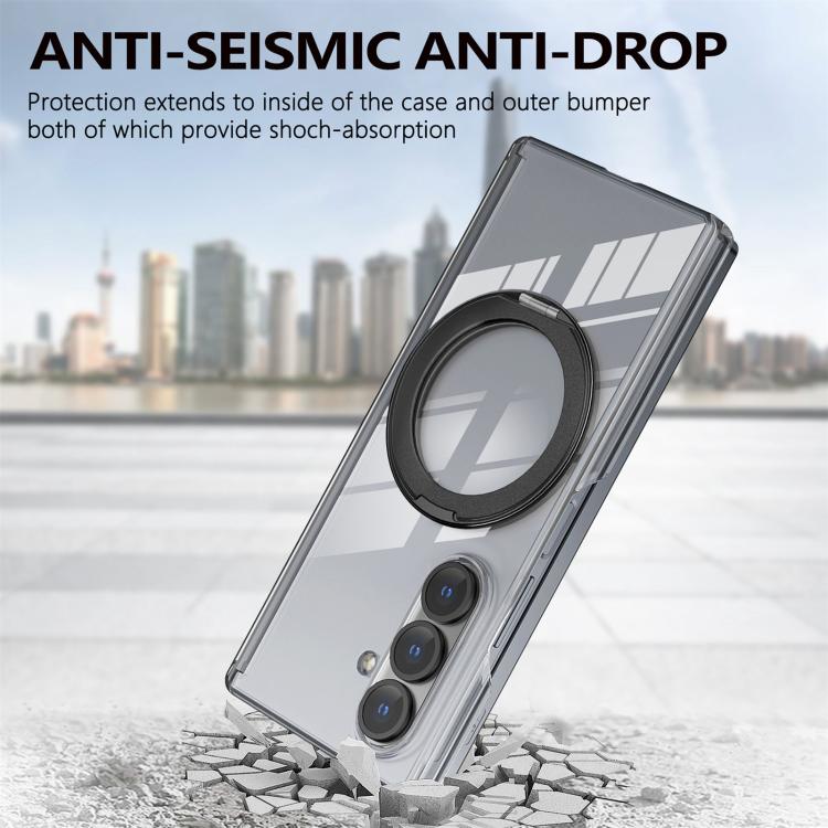 Aluminum Alloy Holder MagSafe Crystal Hinge Phone Case