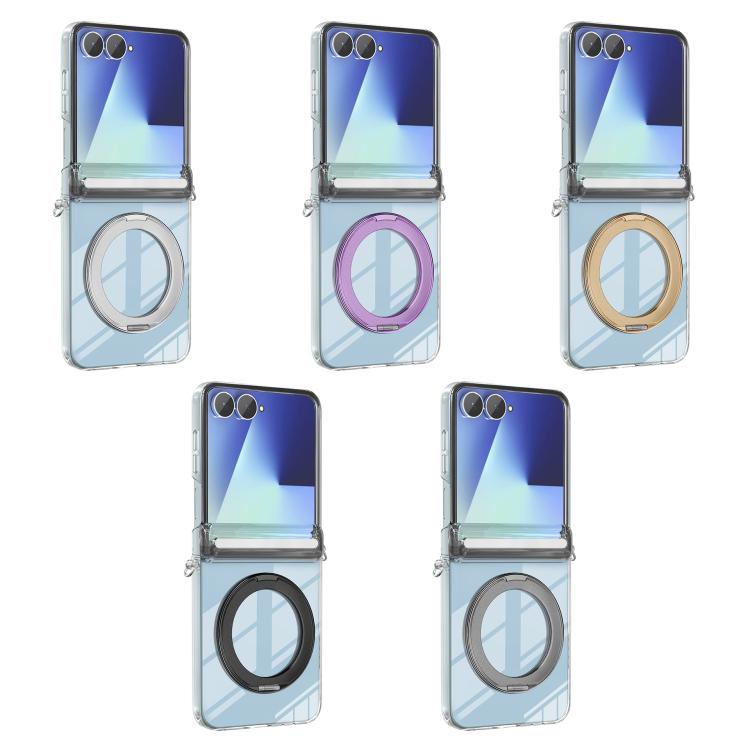 Aluminum Alloy Holder MagSafe Crystal Hinge Phone Case