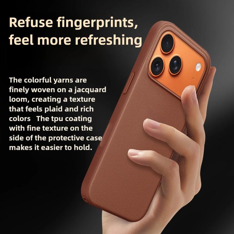 Official Tech Fabric Texture Side-Stick TPU Phone Case