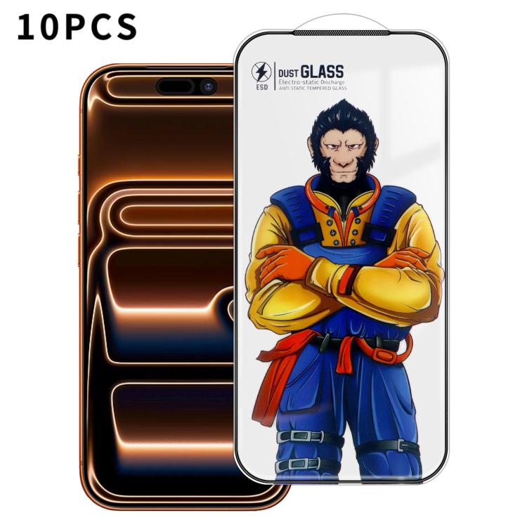 10pcs Armor Super-Strong 3D Curved 120C Anti-Static High-Aluminum Screen-Printed HD Tempered Glass Film