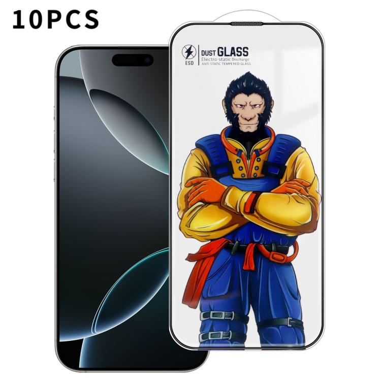 10pcs Armor Super-Strong 3D Curved 120C Anti-Static High-Aluminum Screen-Printed HD Tempered Glass Film