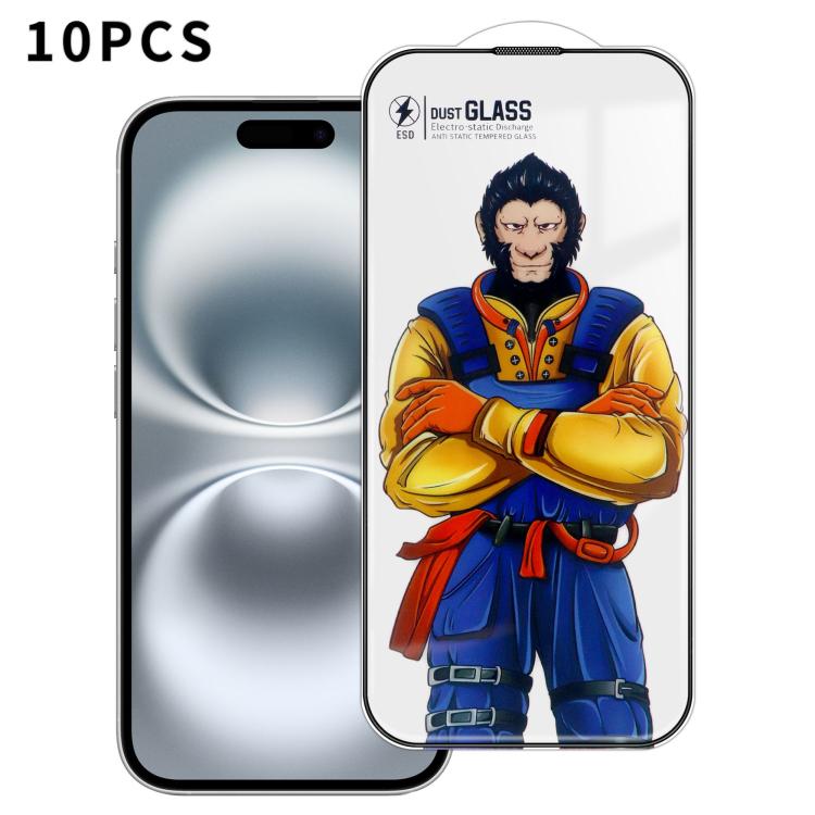 10pcs Armor Super-Strong 3D Curved 120C Anti-Static High-Aluminum Screen-Printed HD Tempered Glass Film