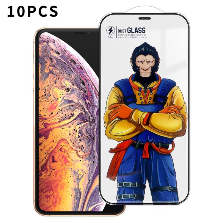 10pcs Armor Super-Strong 3D Curved 120C Anti-Static High-Aluminum Screen-Printed HD Tempered Glass Film