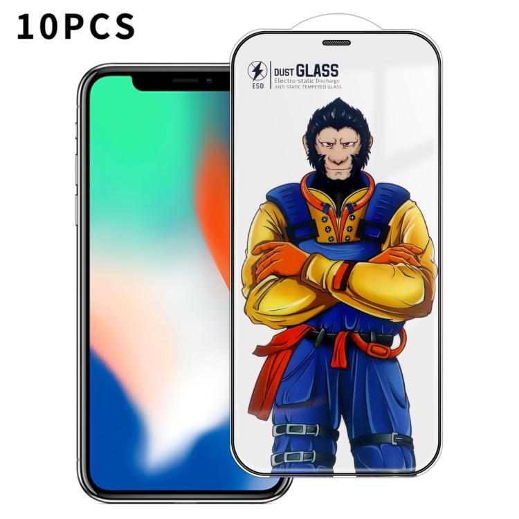 10pcs Armor Super-Strong 3D Curved 120C Anti-Static High-Aluminum Screen-Printed HD Tempered Glass Film