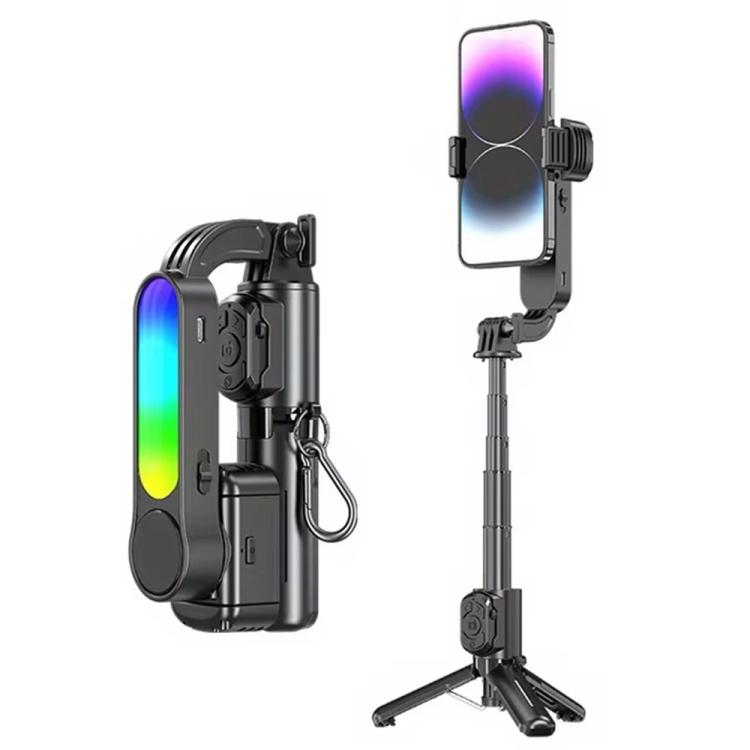 Q33 Remote Control Photography Mini Tripod Selfie Stick Stabilizer Anti-Shake with Fill Light