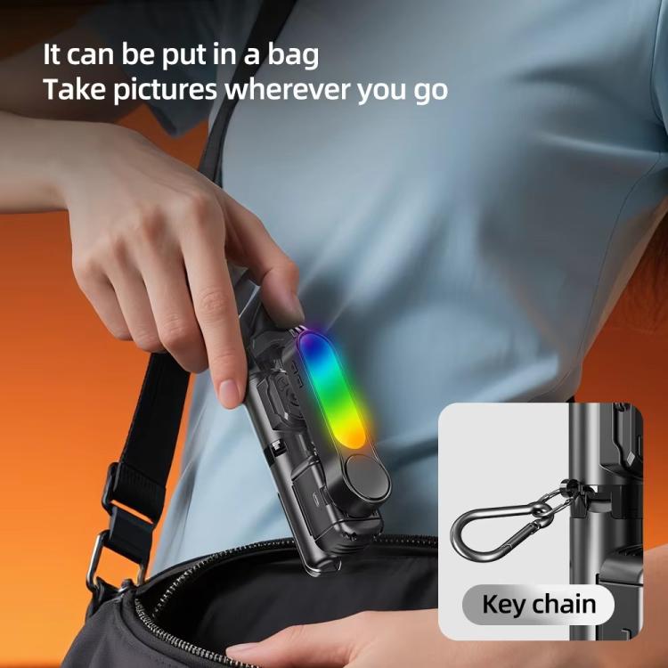 Q33 Remote Control Photography Mini Tripod Selfie Stick Stabilizer Anti-Shake with Fill Light