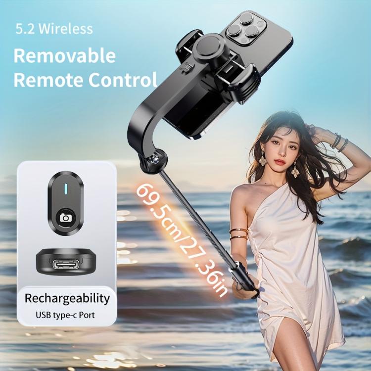 Q30 Smartphones Photography Vlog Selfie Stick Stabilizer Anti Shake Extendable Handheld Tripod