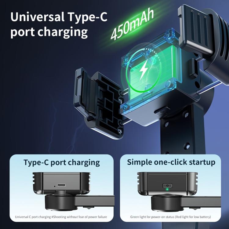 Q30 Smartphones Photography Vlog Selfie Stick Stabilizer Anti Shake Extendable Handheld Tripod