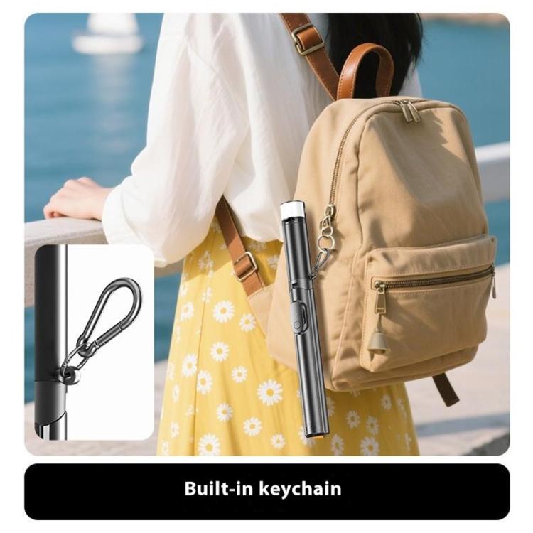 P27-D  RGB Beauty Light 1.9m Extendable Travel Portable Auto Pop-Up Selfie Stick Tripod