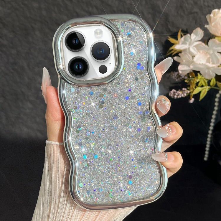 Wave Glitter Sequined Electroplated Phone Case