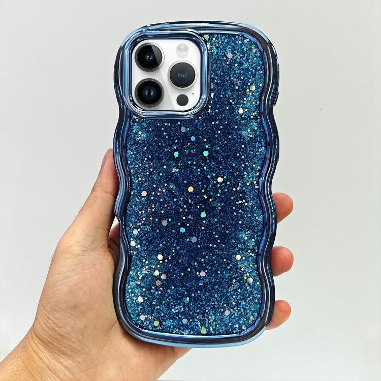 Wave Glitter Sequined Electroplated Phone Case