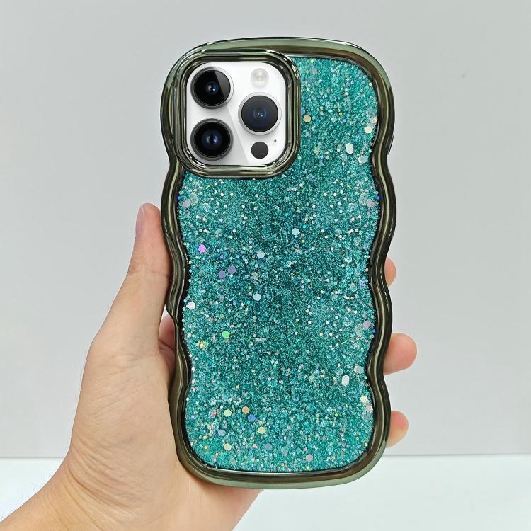 Wave Glitter Sequined Electroplated Phone Case