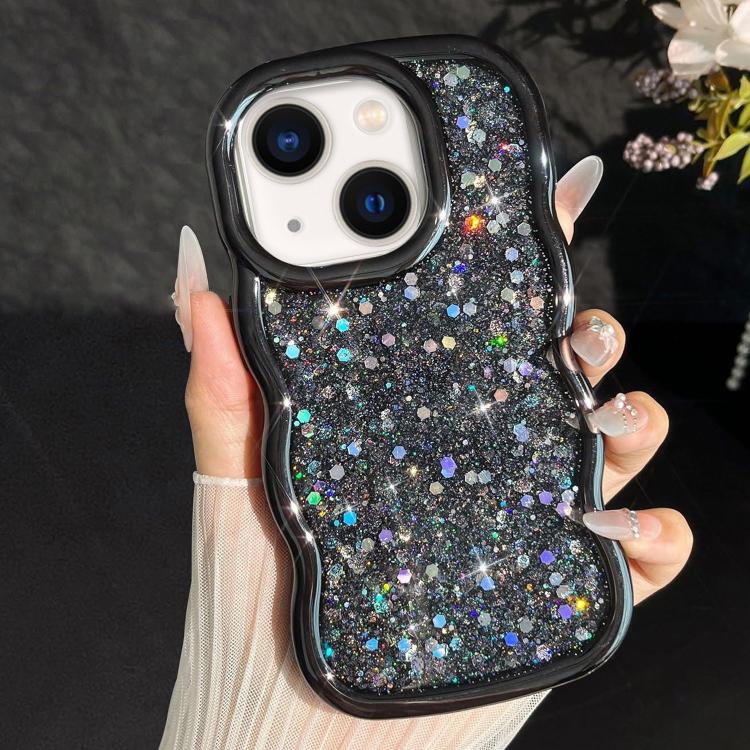 Wave Glitter Sequined Electroplated Phone Case