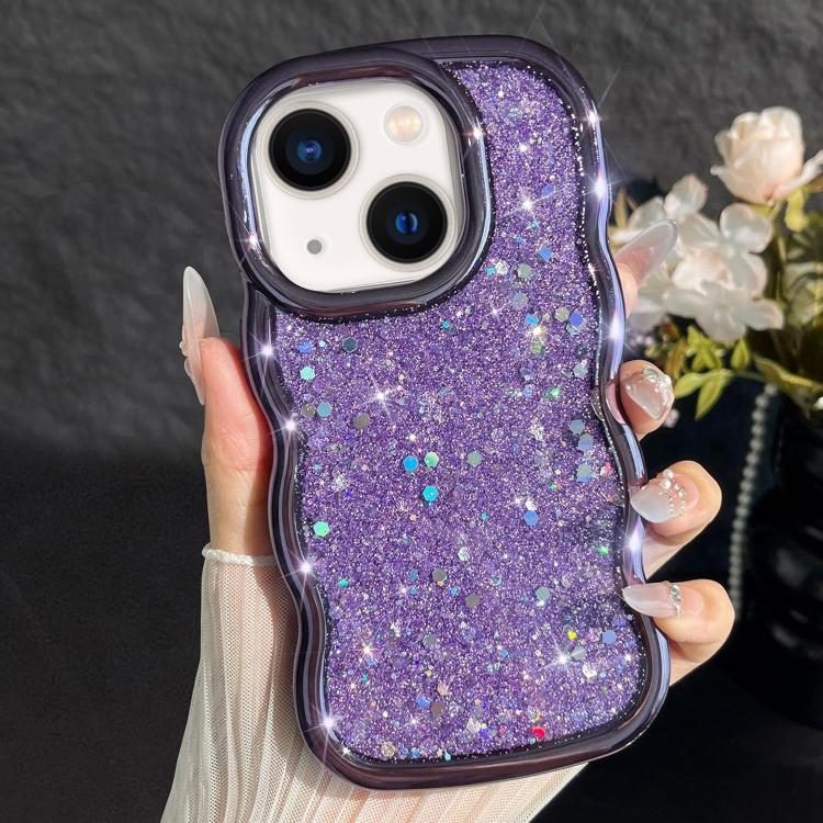 Wave Glitter Sequined Electroplated Phone Case