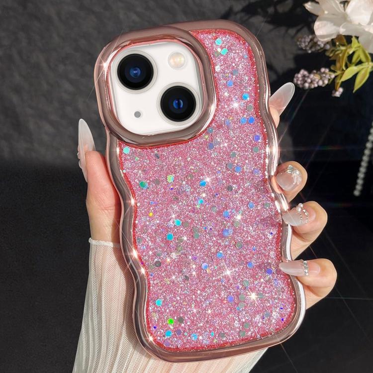 Wave Glitter Sequined Electroplated Phone Case