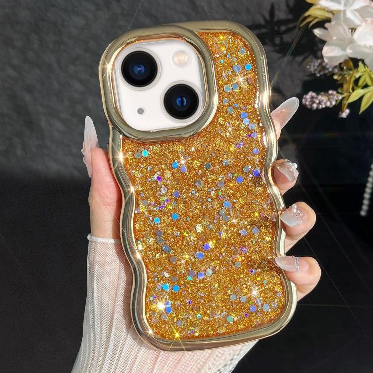 Wave Glitter Sequined Electroplated Phone Case