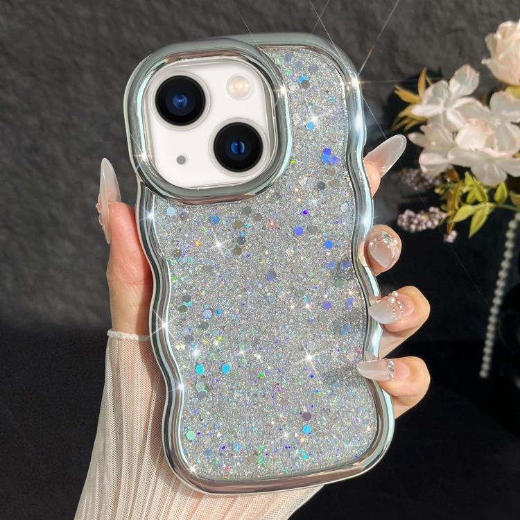 Wave Glitter Sequined Electroplated Phone Case