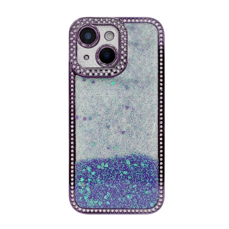 Diamond Gradient Glitter Sequins Plated Phone Case