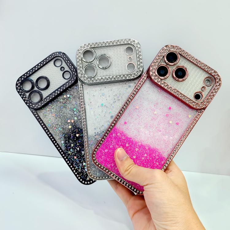 Diamond Gradient Glitter Sequins Plated Phone Case