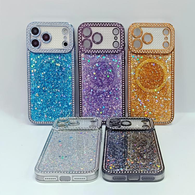 Diamond Sequins Glitter MagSafe Electroplating Phone Case