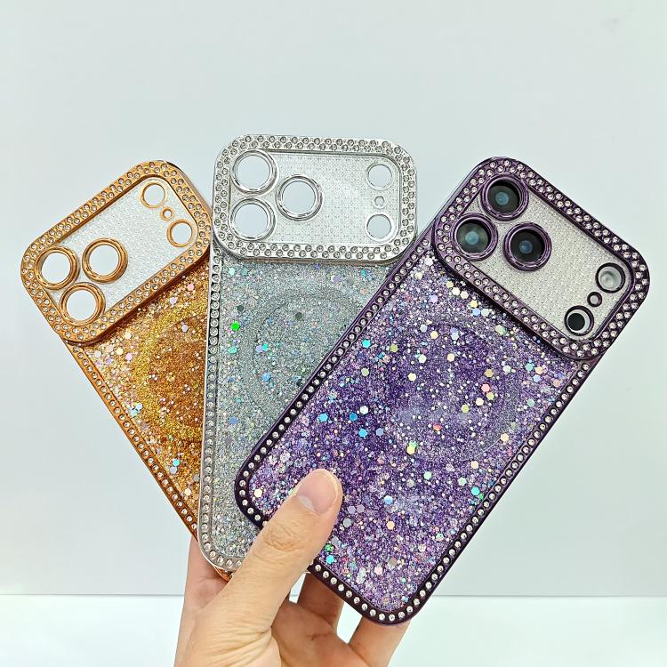 Diamond Sequins Glitter MagSafe Electroplating Phone Case