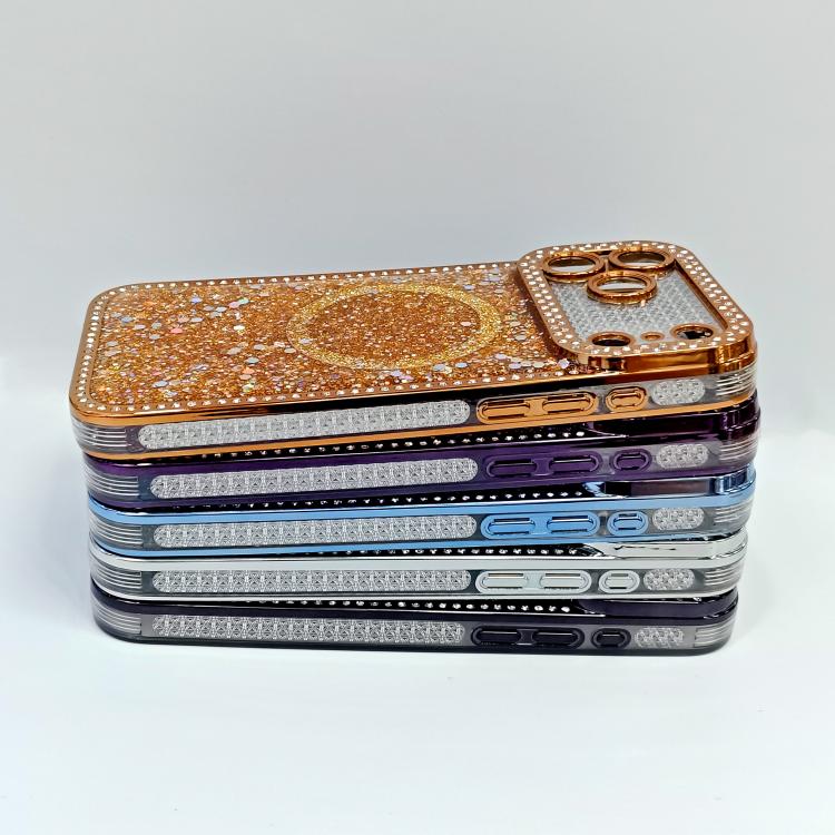 Diamond Sequins Glitter MagSafe Electroplating Phone Case