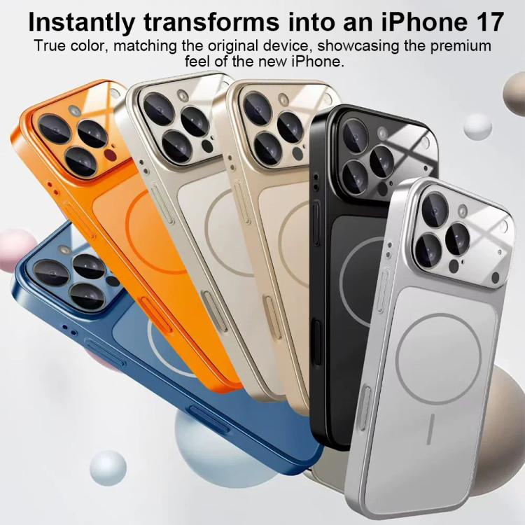 Change to 17 Big Lens Window Frosted MagSafe Phone Case