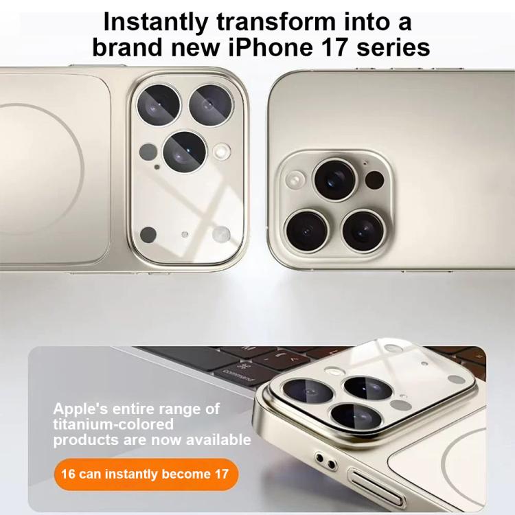 Change to 17 Big Lens Window Frosted MagSafe Phone Case