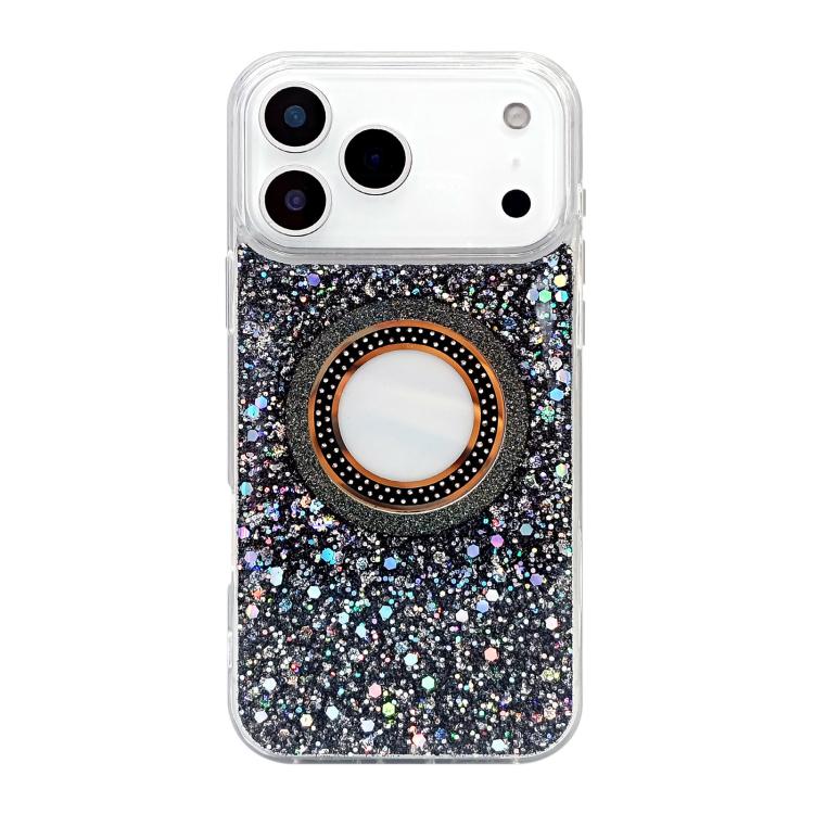 Hollow Sequins Glitter MagSafe Electroplating Phone Case