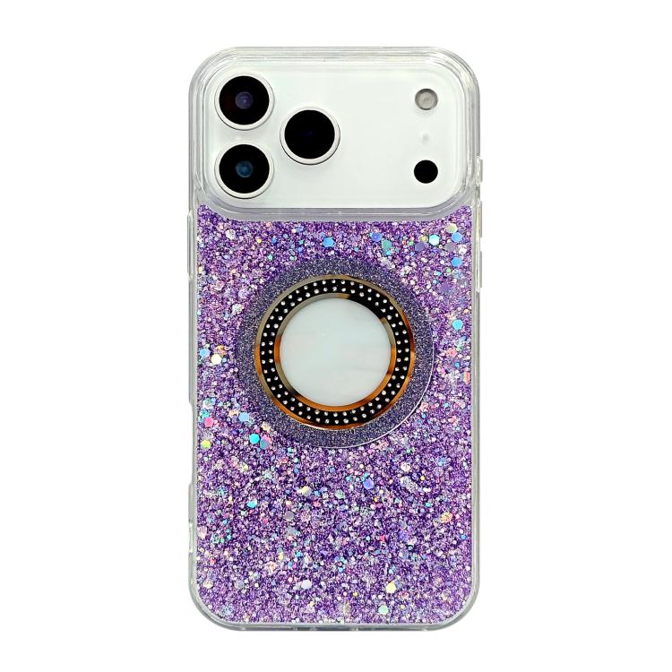 Hollow Sequins Glitter MagSafe Electroplating Phone Case