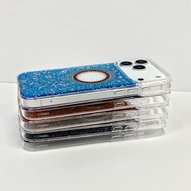 Hollow Sequins Glitter MagSafe Electroplating Phone Case