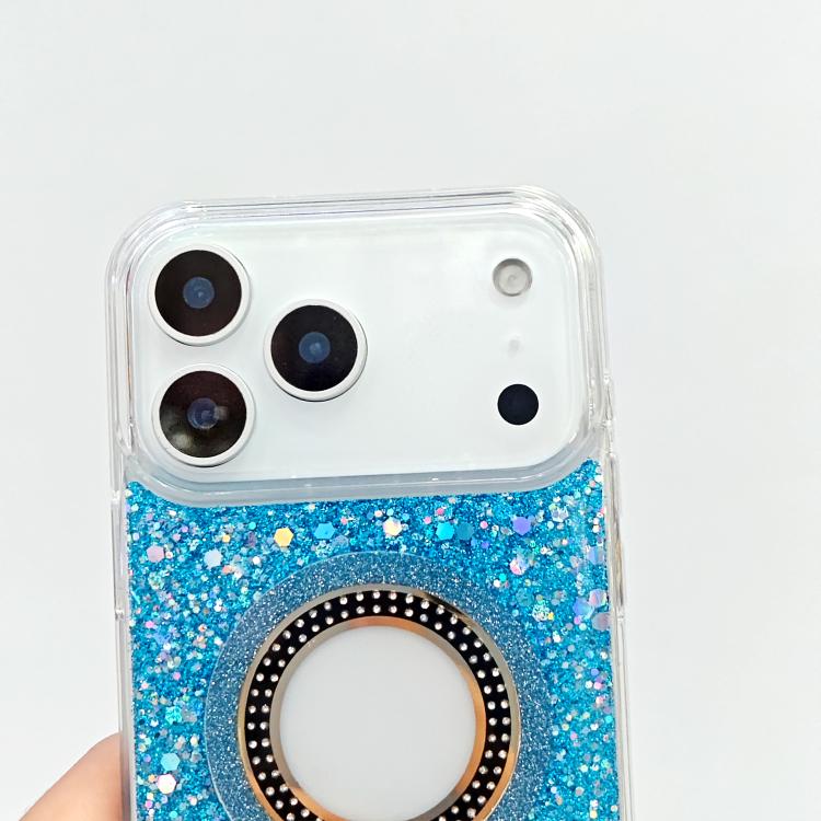 Hollow Sequins Glitter MagSafe Electroplating Phone Case