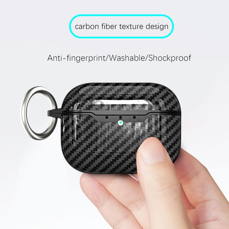 Carbon Fiber TPU Earphone Protective Cover