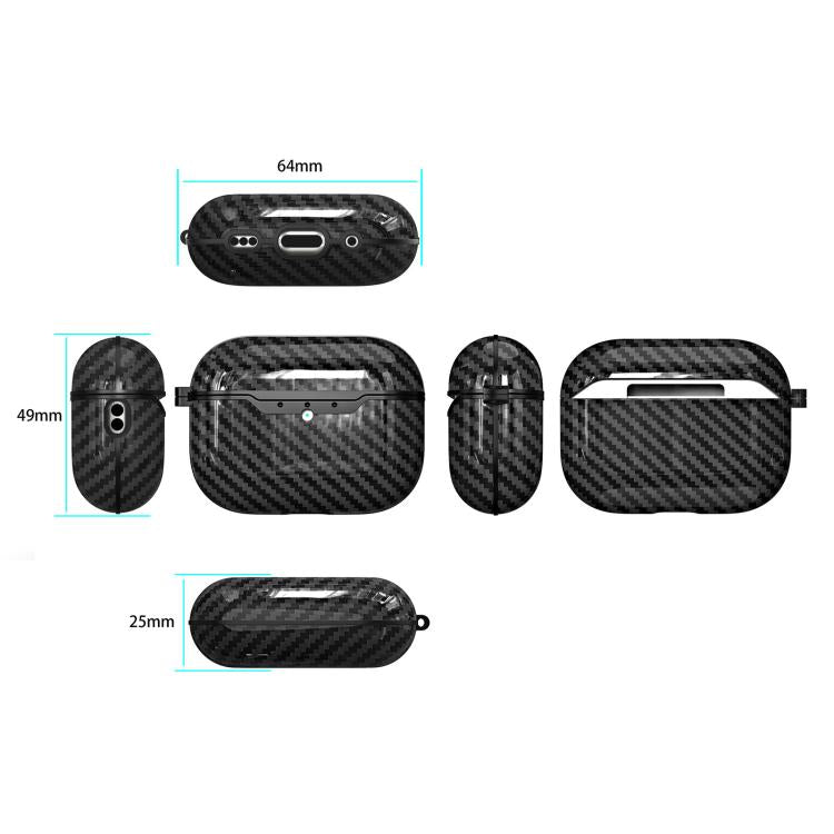 Carbon Fiber TPU Earphone Protective Cover