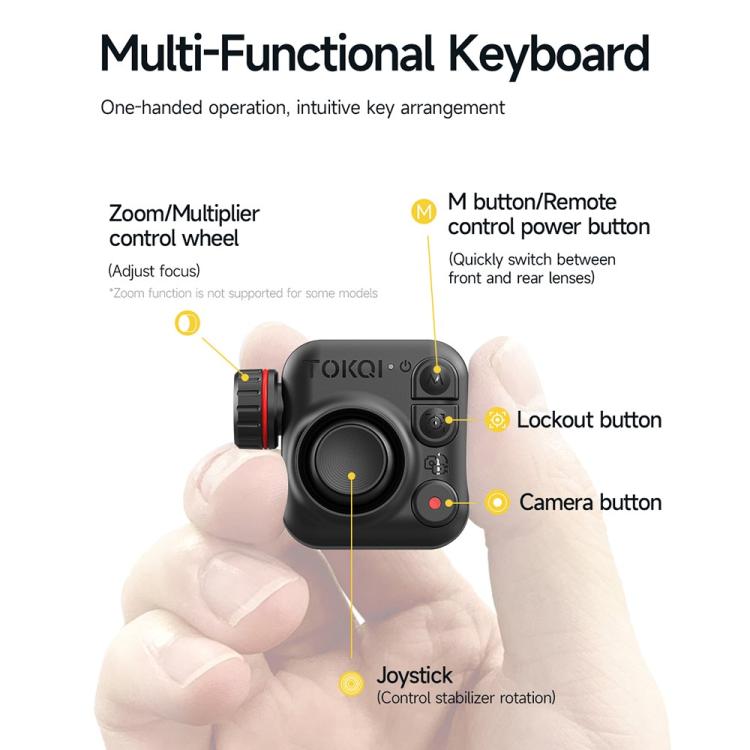 M06 Portable Folding Handheld Gimbal Stabilizer AI Face Tracking Selfie Stick with Magnetic Fill Light