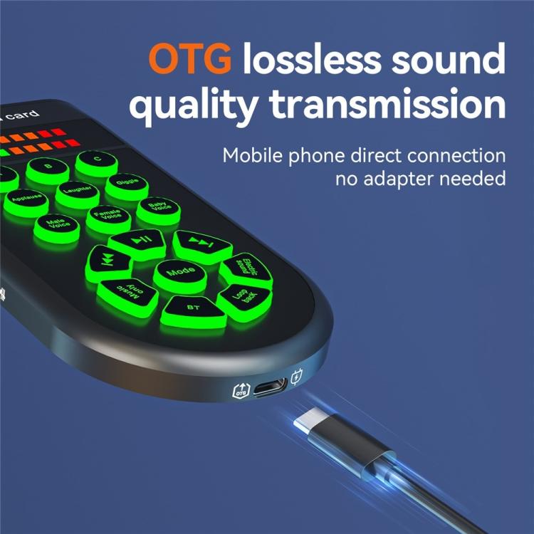 Z8 Live Streaming Gaming Handheld Voice Changer for Phone Computer Karaoke Recording