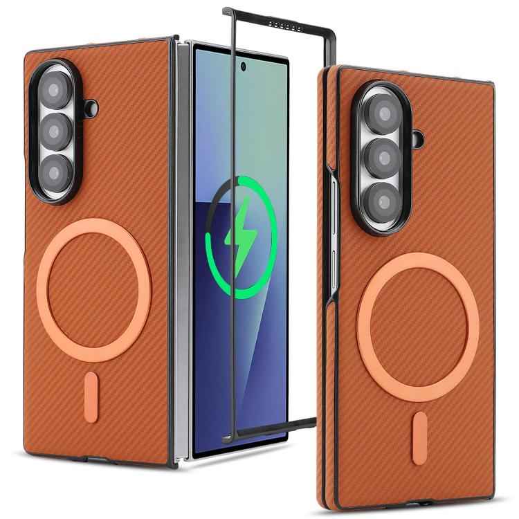 Kalebol Carbon Fiber MagSafe Phone Case, For Samsung Galaxy Z Fold7, For Samsung Galaxy Z Flip7, For Samsung Galaxy S25 5G, For Samsung Galaxy S25+ 5G, For Samsung Galaxy S25 Ultra 5G, For Samsung Galaxy Z Fold6, For Samsung Galaxy S24 Ultra 5G        ...