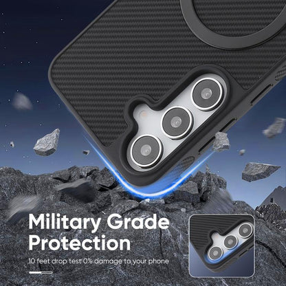 Carbon Fiber MagSafe Phone Case, For Galaxy S23 5G