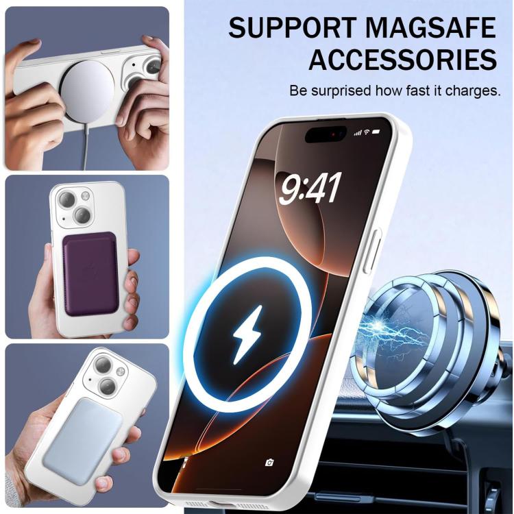 Ultra thin Metallic TPU MagSafe Phone Case with Lens Film