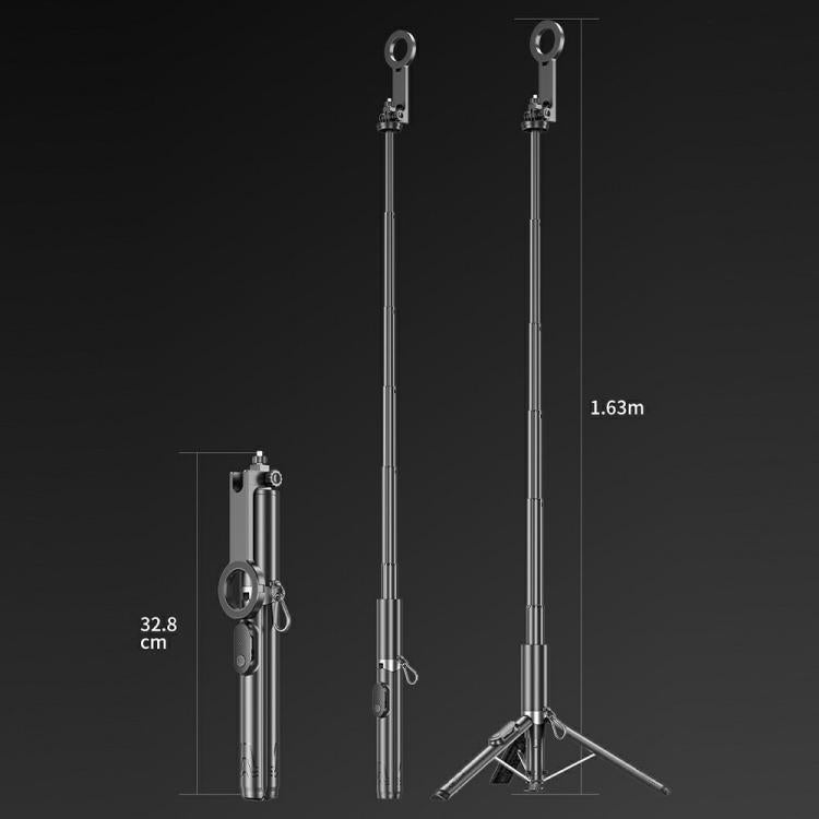 P24MF For Smartphones Magnetic Selfie Stick Phone Holder Portable Magnetic Tripod