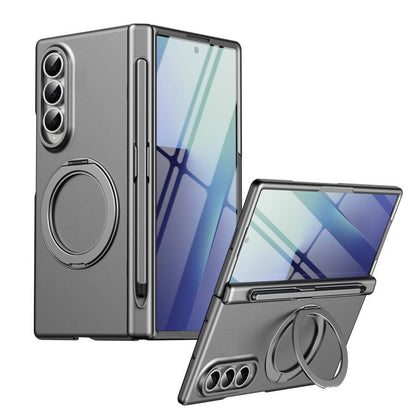 Thunderbolt Ring Stand Anti-Drop MagSafe Phone Case, No Pen, For Galaxy Z Fold8 Ultra 5G, For Galaxy Z Fold7 5G, For Galaxy Z Fold6 5G, For Galaxy Z Fold5 5G, For Galaxy Z Fold4