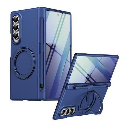 Thunderbolt Ring Stand Anti-Drop MagSafe Phone Case, No Pen, For Galaxy Z Fold8 Ultra 5G, For Galaxy Z Fold7 5G, For Galaxy Z Fold6 5G, For Galaxy Z Fold5 5G, For Galaxy Z Fold4