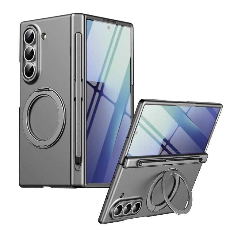 Thunderbolt Ring Stand Anti-Drop MagSafe Phone Case, No Pen, For Galaxy Z Fold8 Ultra 5G, For Galaxy Z Fold7 5G, For Galaxy Z Fold6 5G, For Galaxy Z Fold5 5G, For Galaxy Z Fold4