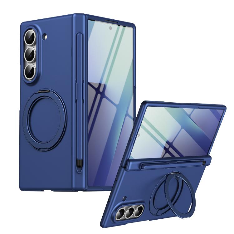 Thunderbolt Ring Stand Anti-Drop MagSafe Phone Case, No Pen, For Galaxy Z Fold8 Ultra 5G, For Galaxy Z Fold7 5G, For Galaxy Z Fold6 5G, For Galaxy Z Fold5 5G, For Galaxy Z Fold4