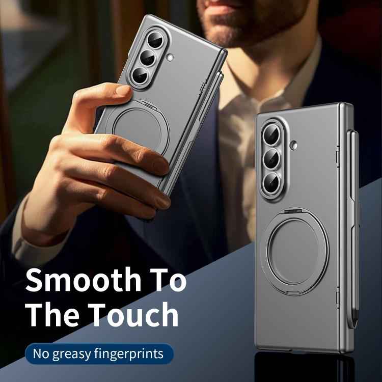Thunderbolt Ring Stand Anti-Drop MagSafe Phone Case, No Pen, For Samsung Galaxy Z Fold7 5G, For Samsung Galaxy Z Fold6 5G, For Samsung Galaxy Z Fold5 5G, For Samsung Galaxy Z Fold4
